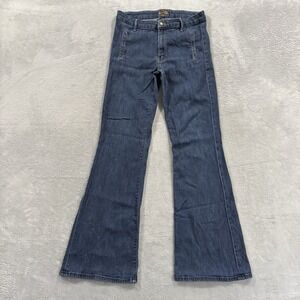 MOTHER Women's Boot Cut Jeans in Dark Blue